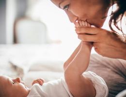 mother with new baby